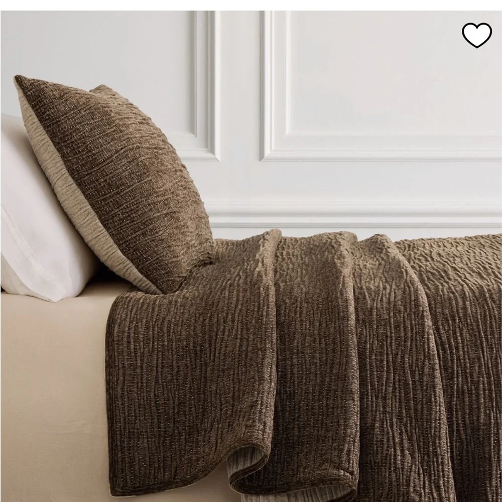 West Elm Chenille Reflections Coverlet & Shams